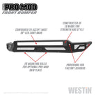 Westin 2020 Chevrolet Silverado 2500/3500 Pro-Mod Front Bumper - Textured Black