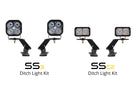 Diode Dynamics 19-21 Ford Ranger Stage Series 2in LED Ditch Light Kit Sport - White Combo