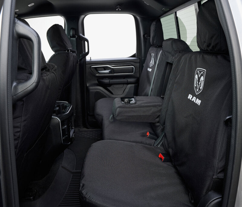 Covercraft 14-18 Dodge Ram 1500 Endura Dodge Ram Logo SeatSaver Front Row Seat Covers