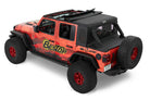Bestop 18-23 Jeep Wrangler JL 4-Door Halftop Conversion Kit (Black Diamond)
