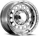 Raceline 887 Rock Crusher 15x8in / 5x139.7 BP / -32mm Offset / 107.95mm Bore - Polished Wheel
