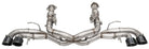 Corsa 20-25 Corvette C8 3in Xtreme Cat-Back Exhaust 4.5in Blk Quad Tips - Integrates stock AFM Valve