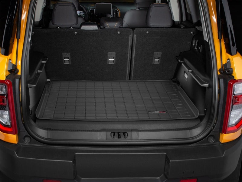 WeatherTech 2021+ Ford Bronco Sport (Full size spare tire) Cargo Liners - Black