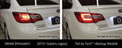 Diode Dynamics 15-19 Subaru Legacy Tail as Turn +Backup Module (USDM) Stage 1