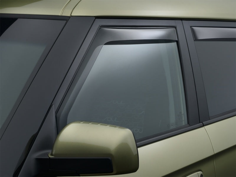 WeatherTech 10-13 Kia Soul Front Side Window Deflectors - Dark Smoke
