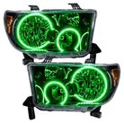 Oracle 07-11 Toyota Tundra Pre-Assembled Headlights - Black Housing - w/o Controller