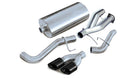 Corsa 2002-2006 Cadillac Escalade 6.0L V8 3in Cat-Back Single Side w Twin 4in Black Pro-Series Tips