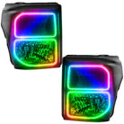 Oracle 11-16 Ford F250/350 LED HL - Black - ColorSHIFT w/ 2.0 Controller