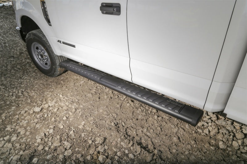 Dee Zee 99-23 Chevrolet/GMC/Dodge/Ford  Full Size Truck Tubes - 6In Oval - Black Steel (CrewCab)