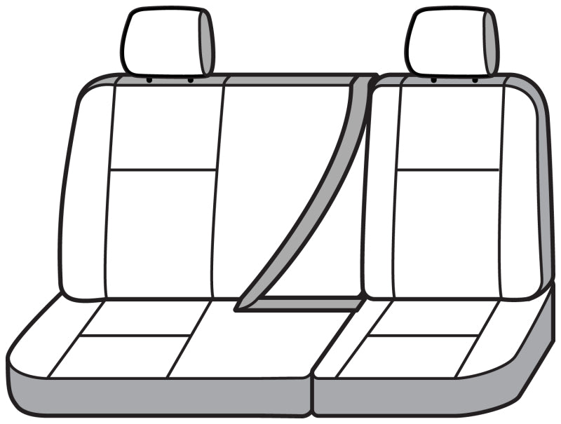 Covercraft 04-08 Dodge Ram Polycotton SeatSaver Custom Second Row Seat Covers - Misty Grey