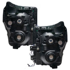 Oracle 11-16 Ford F250/350 LED HL - Black - ColorSHIFT w/ BC1 Controller