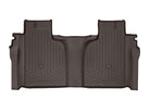 WeatherTech 2019+ Chevrolet Silverado 1500 Crew Cab (1st Row Bench Seats) Rear FloorLiner - Cocoa