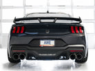 AWE 2024 Ford Mustang Dark Horse S650 RWD Track Edition Cat-Back Exhaust w/ Quad Chrome Silver Tips