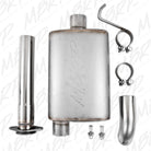 MBRP 00-06 Jeep Wrangler (TJ) Inline-4 2.5L Inline-6 4.0L Cat Back Single Off-Road Turn Down T409 Ex