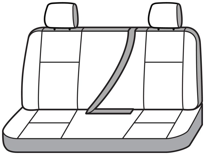Covercraft 07-13 Chevrolet Silverado Polycotton SeatSaver Custom Second Row Seat Covers - Charcoal