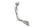 Corsa 2024-2025 Ford Ranger 3in Cat-Back Exhaust 4in Polished Pro-Series Slash Cut Twin Tip