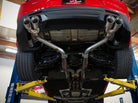 aFe POWER MACH Force-Xp 3in Axle-Back Exhaust 16-20 Chevy Camaro SS V8 6.2L w/o Mufflers - Polished