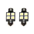 Oracle 33MM 4 LED 3-Chip Festoon Bulbs (Pair) - Cool White