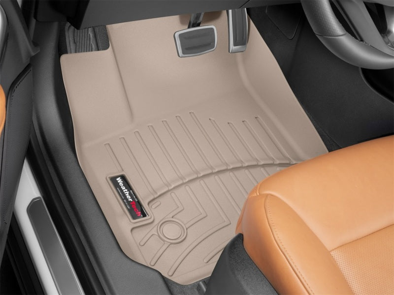 WeatherTech 2019+ Cadillac XT4 Front FloorLiner - Tan