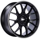 BBS CH-R 20x9 5x120 ET29 Satin Black Polished Rim Protector Wheel -82mm PFS/Clip Required