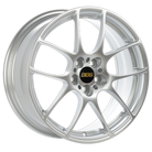 BBS RF 18x9 5x120 ET47 PFS Diamond Silver Wheel -82mm PFS/Clip Req
