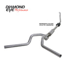 Diamond Eye KIT 4in Turbo Back MFLR RPLCMENT PIPE DUAL ALUM94-97 5 7 3L F250/F350 PWRSTROKE NFS