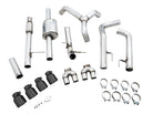 AWE Tuning 4th Gen GM 1500 5.3L 0FG Cat-Back Split Rear Exit (w/ Bumper Cutouts) - Quad Diamond Tips
