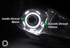 Diode Dynamics Halo Lights LED 90mm/120mm - Red Four
