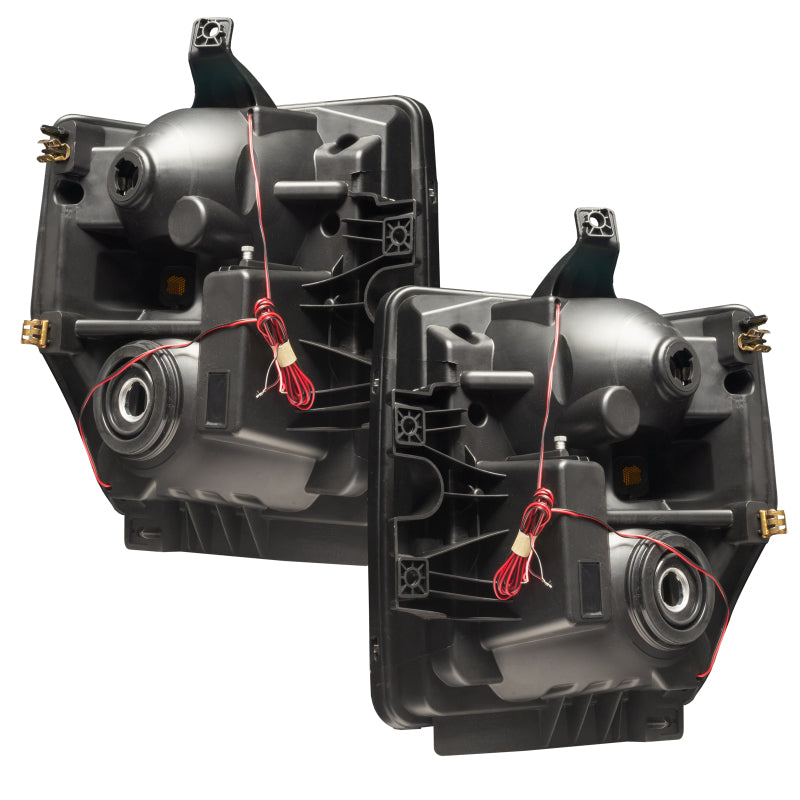 Oracle 08-10 Ford F250/350 Pre-Assembled Halo Headlights- Chrome Housing - w/o Controller