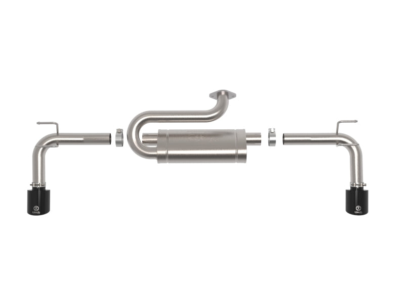aFe 2023+ Mazda CX-50 Takeda 2.5in 304 SS Axle-Back Exhaust System w/ Black Tips