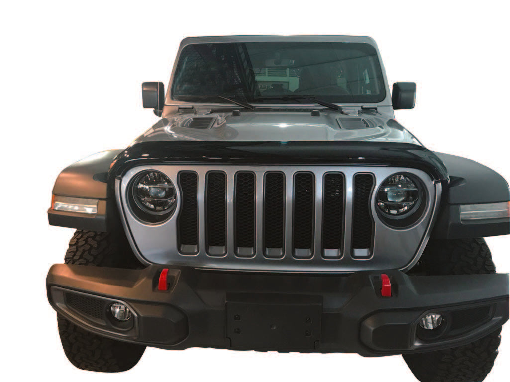 TrailFX Hood Deflector For Jeep Gladiator, Jeep Wrangler - Wrap-Around (8713H)
