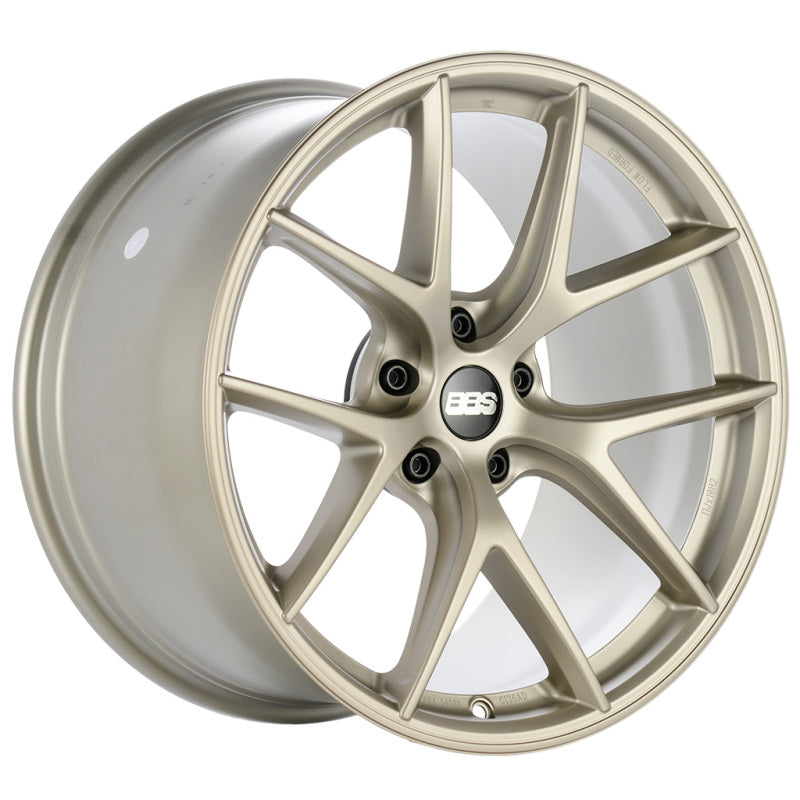 BBS Unlimited CI-R 19x10.5 ET46 (Face 2) Satin White-Gold Wheel
