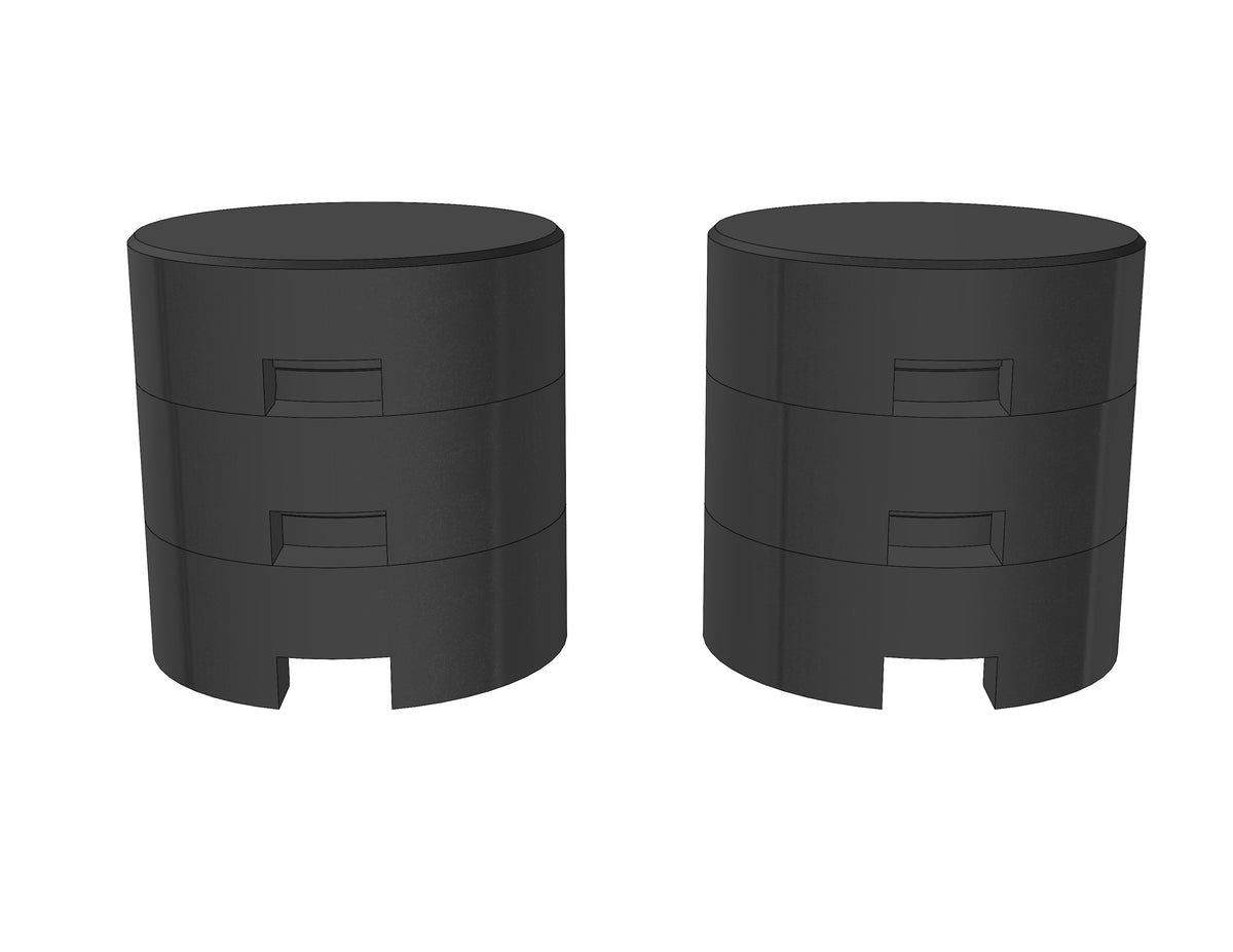 LogiQ 2019+ Silverado/Sierra 1500 Rear Bumpstop Spacer Kit For 1-3 Inch Lift