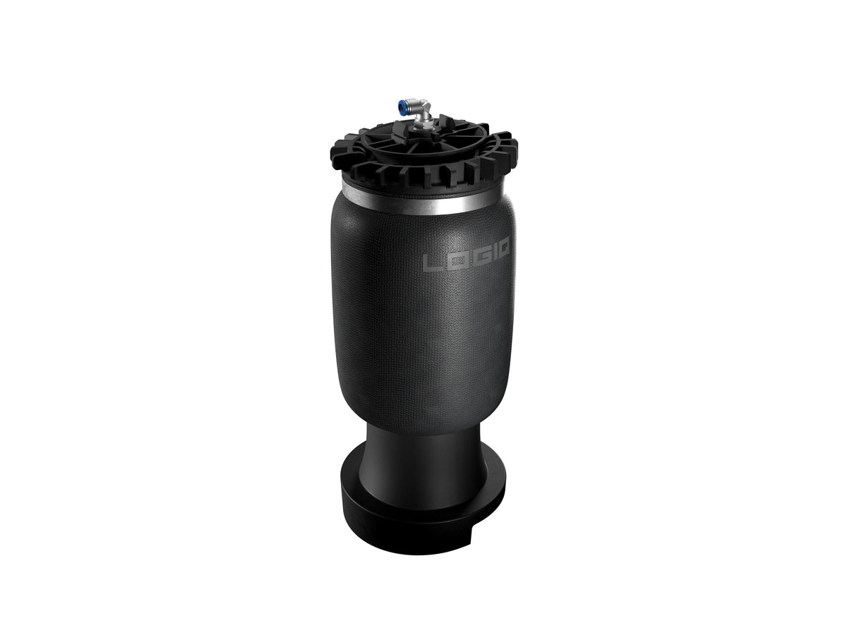 LogiQ Replacement Air Spring (IQ-ASA-11090) with Elbow Fitting Installed
