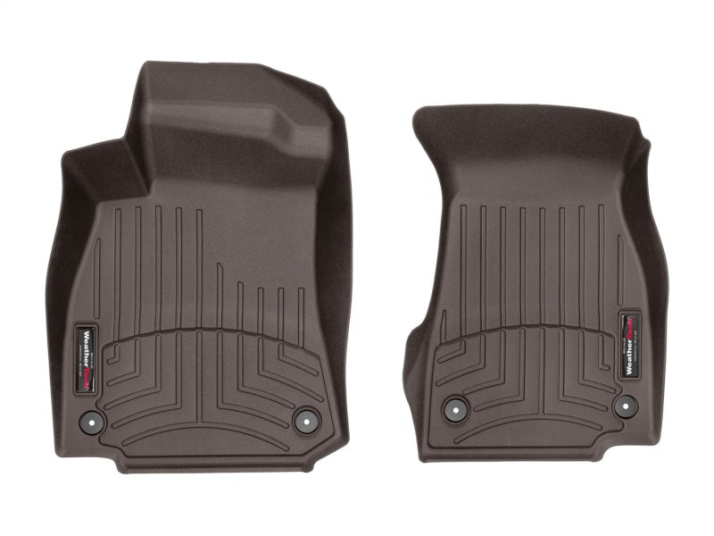 WeatherTech 2019+ Audi A6 (Sedan Only) Front FloorLiner - Cocoa
