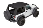 Bestop 07-18 Jeep Wrangler JK 2-Door Trektop Pro (Premium Black Twill)
