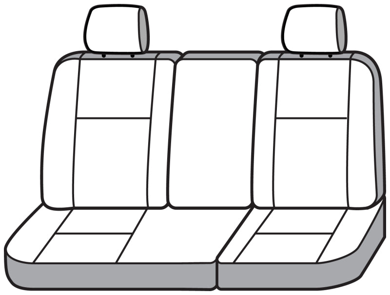 Covercraft 19-24 Dodge Ram 1500 Endura PrecisionFit Custom Second Row Seat Covers - Charcoal/Black