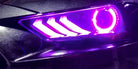 Oracle 18-21 Ford Mustang LED Headlight Halo Kit - ColorSHIFT w/ Simple Controller