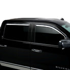 Putco 14-14 Chevrolet Silverado HD - Crew Cab (Set of 4) Element Chrome Window Visors
