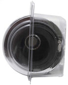 K&N Universal Air Filter Chrome Round Tapered Blue - 4in Flange ID x 1.125in Flange Length x 5.5in H