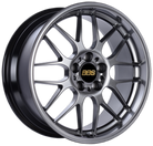 BBS RG-R 18x8.5 5x114.3 ET38 Diamond Black Wheel -82mm PFS/Clip Required