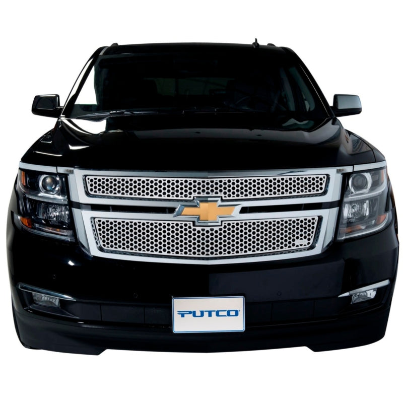 Putco 15-20 Chevy Suburban (Does not Fit LTZ Model) Punch Stainless Steel Grilles