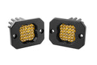 Diode Dynamics Stage Series C1 LED Pod Sport - Yellow Flood Flush ABL (Pair)