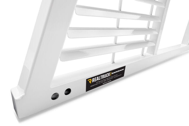 BackRack 19-23 Chev/GMC Silverado/Sierra 1500 (New Body) Louvered Rack Frame ONLY (Req. HW) - White
