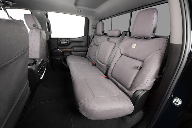 Covercraft 21-24 Chevy Tahoe/ Carhartt PrecisionFit Custom Third Row Seat Covers - Gravel