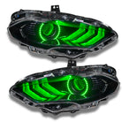 Oracle 18-21 Ford Mustang DRL Upgrade w/ Halo Kit - ColorSHIFT w/o Controller