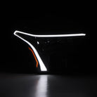 AlphaRex 22-23 Toyota Tundra NOVA-Series Headlights Alpha-Black w/Amber DRL - Req 810029 OR 810030