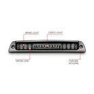 ANZO 1994-2001 Dodge Ram 1500 LED 3rd Brake Light Smoke