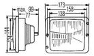 Hella Headlamp ES FAPO 1AA