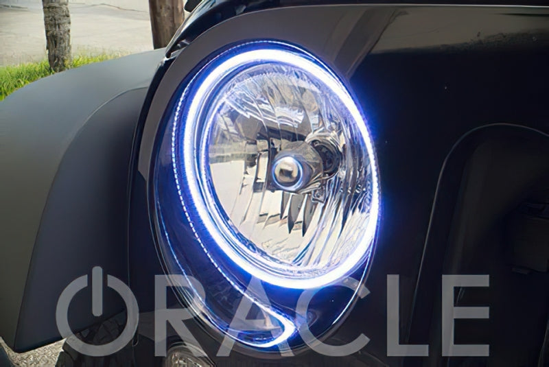 Oracle 7in Round Exterior Waterproof LED Halo Kit - White